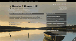 Desktop Screenshot of homlercpa.com